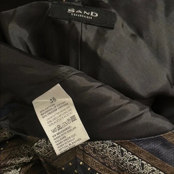 Sand Copenhagen Pleated A-Line Skirt sz 4 - Picture 2 of 5